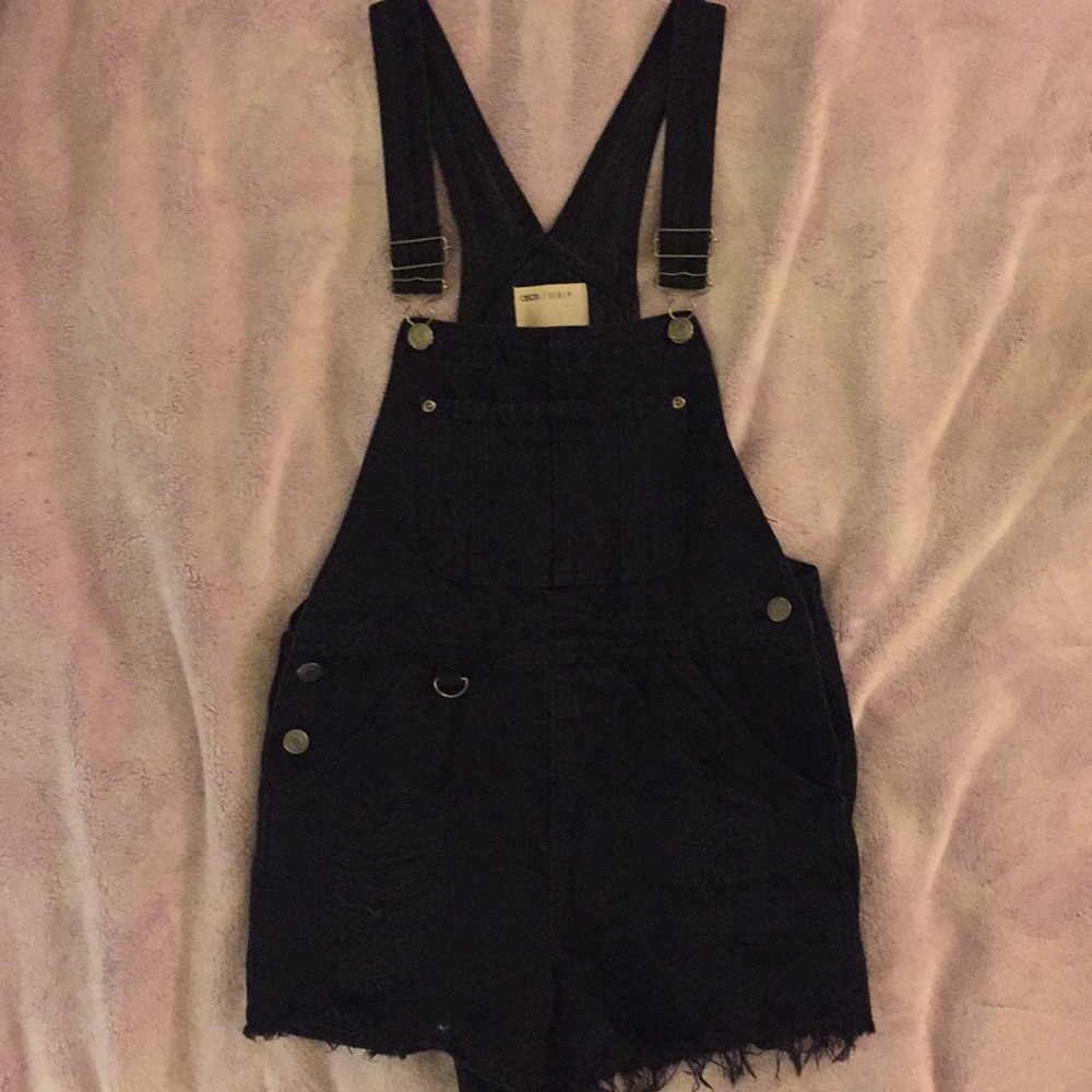 ASOS Black Short Overalls